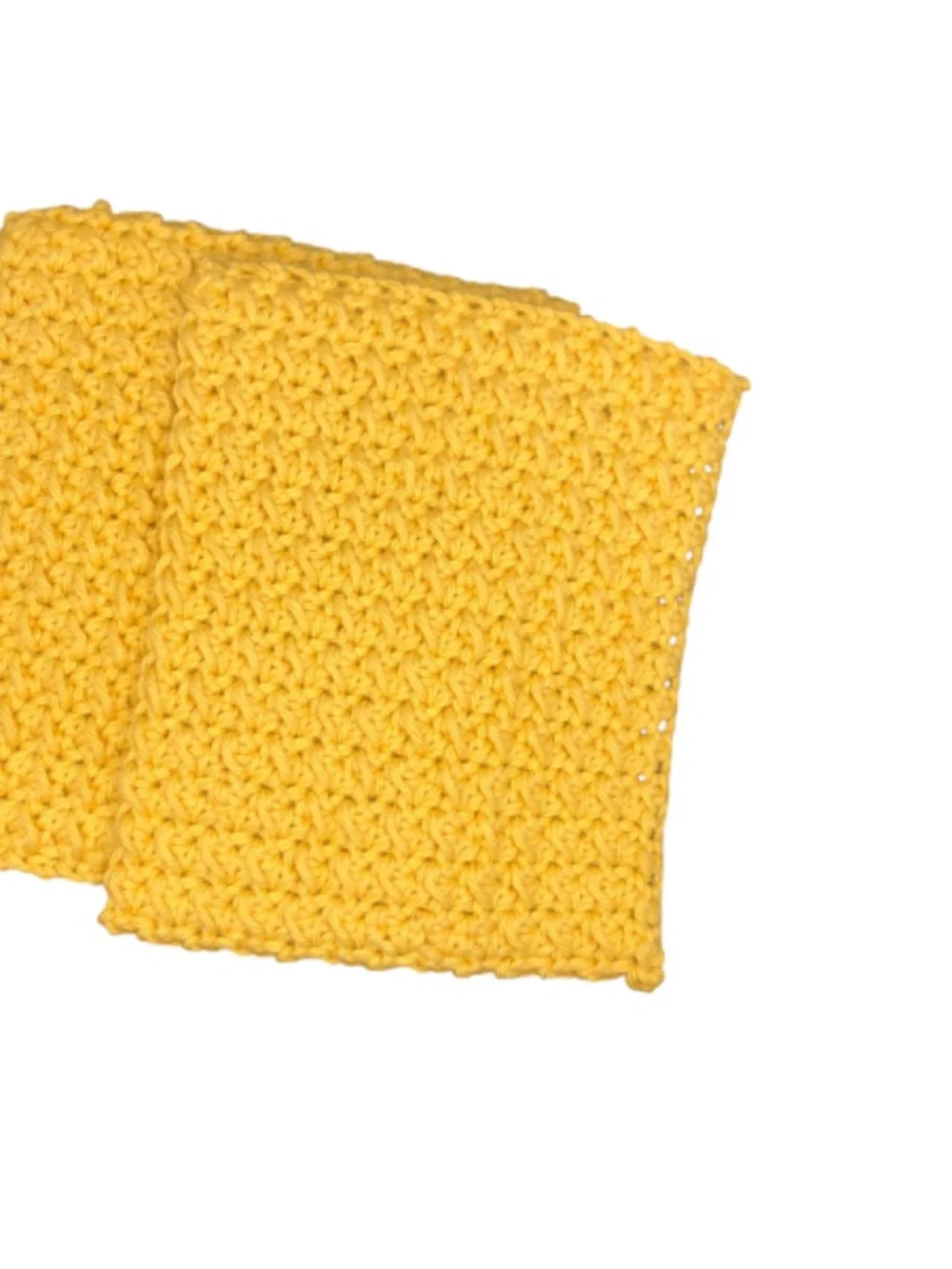 Handmade Crochet Dish Cloth, 100% Cotton Reusable Kitchen Washcloth